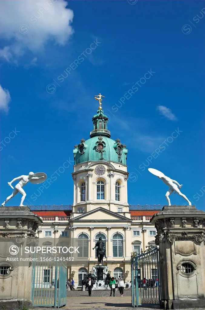 Charlottenburg Palace, entrance gate, Berlin Germany
