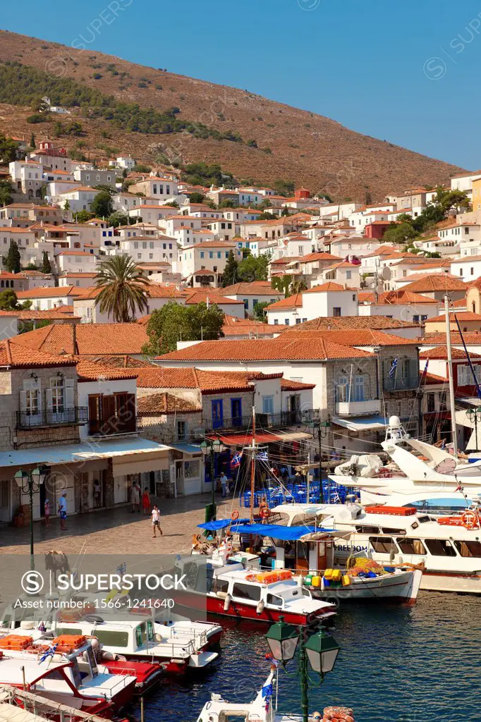 The historic port of Hydra, Greek Saronic Islands