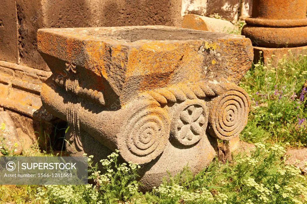 King Gagik´s church of St Gregory, constructed between the years 1001 and 1005, Ani archaelogical site on the Ancient Silk Road , Kars , Anatolia, Tur...