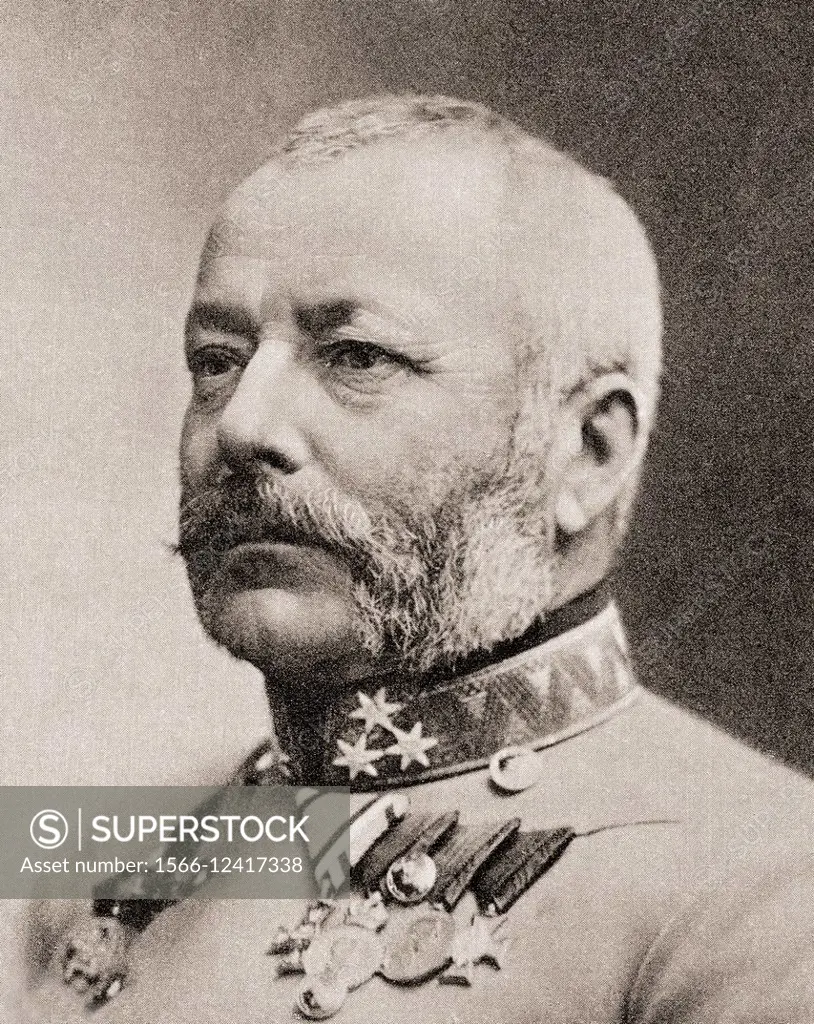 Archduke Friedrich, Duke of Teschen, 1856 - 1936. Member of the House of Habsburg and the Supreme Commander of the Austro-Hungarian Army during World ...
