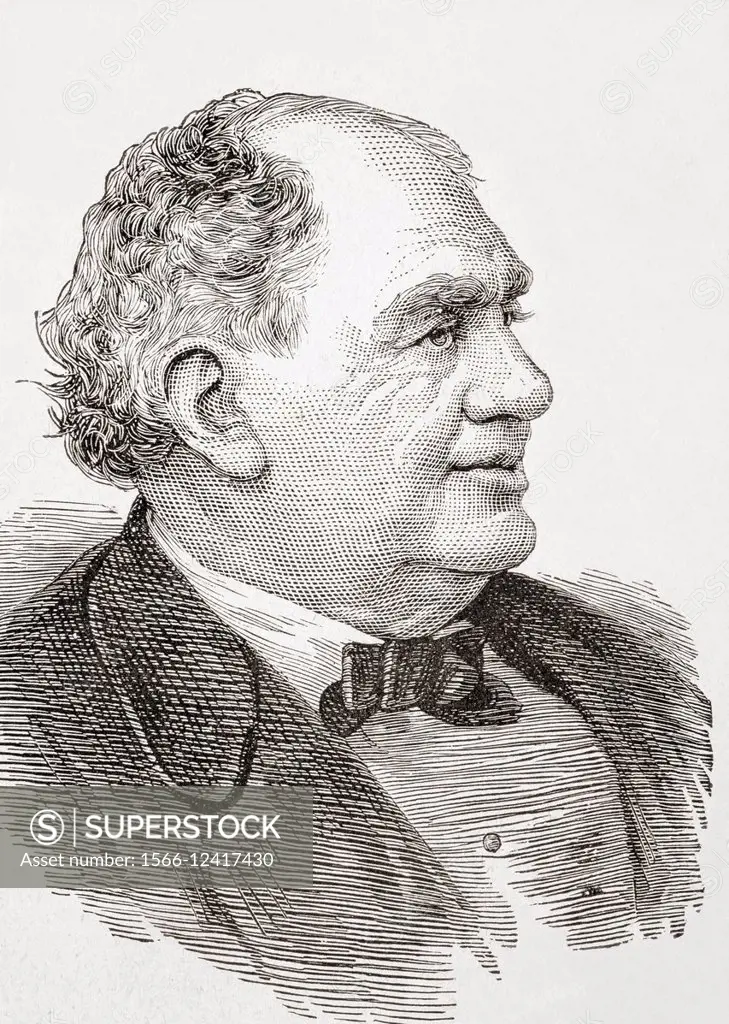 Phineas Taylor Barnum, 1810-1891. American showman and businessman and founder of the Barnum & Bailey Circus.