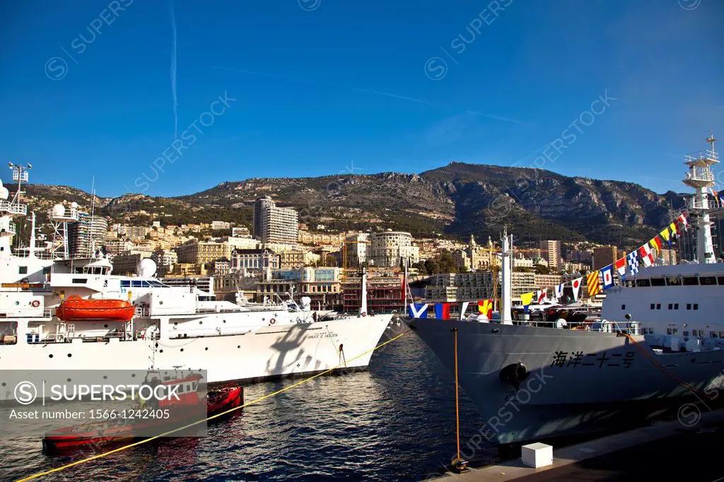 Hercules Port in La Condamine, Principality of Monaco, Europe, Europe