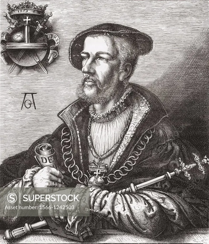 John of Leiden, aka John Bockold or John Bockelson, c 1509 -1536  Anabaptist leader from the Dutch city of Leiden  After the engraving by Heinrich Ald...