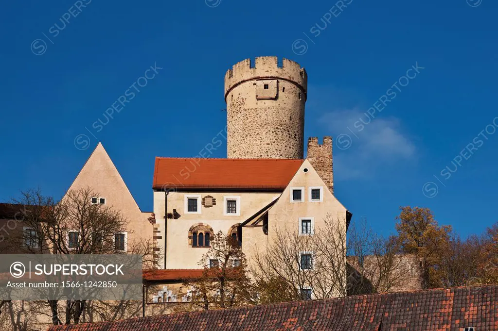Gnandstein castle, built in the 13th century, Kohren-Sahlis, administrative district Leipzig, Saxony, Germany, Europe