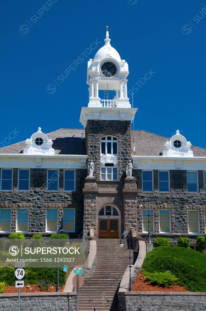 Courthouse, Blue Mountain National Scenic Byway, Heppner, Oregon