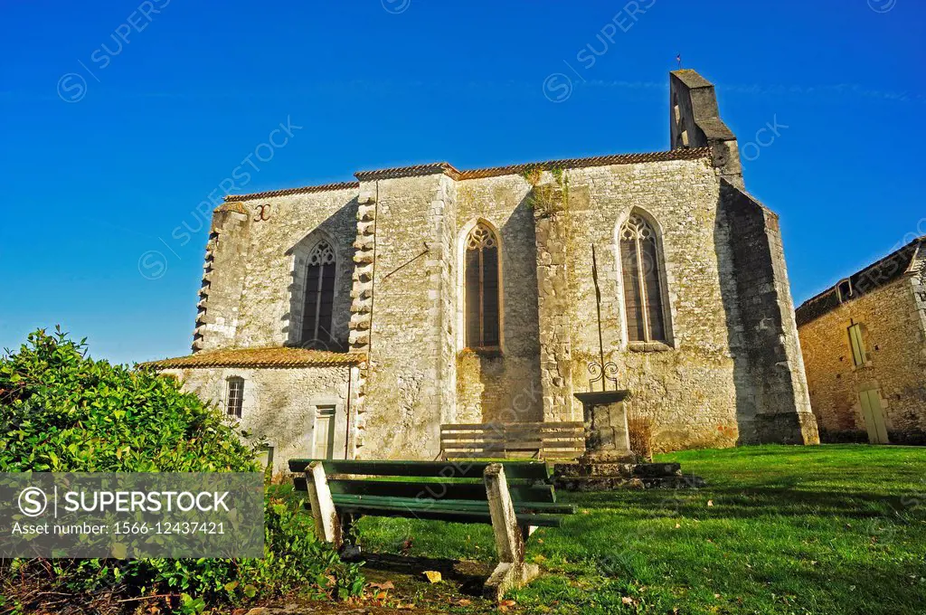 Eglise Saint Martin, Cahuzac, Lot-et-Garonne Department, Aquitaine, France.