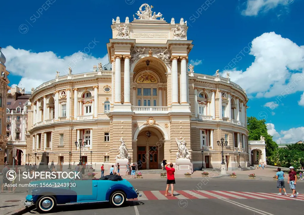 Opera and ballet theater, Odessa, Ukraine, Eastern Europe