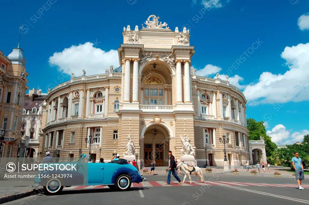 Opera and ballet theater, Odessa, Ukraine, Eastern Europe