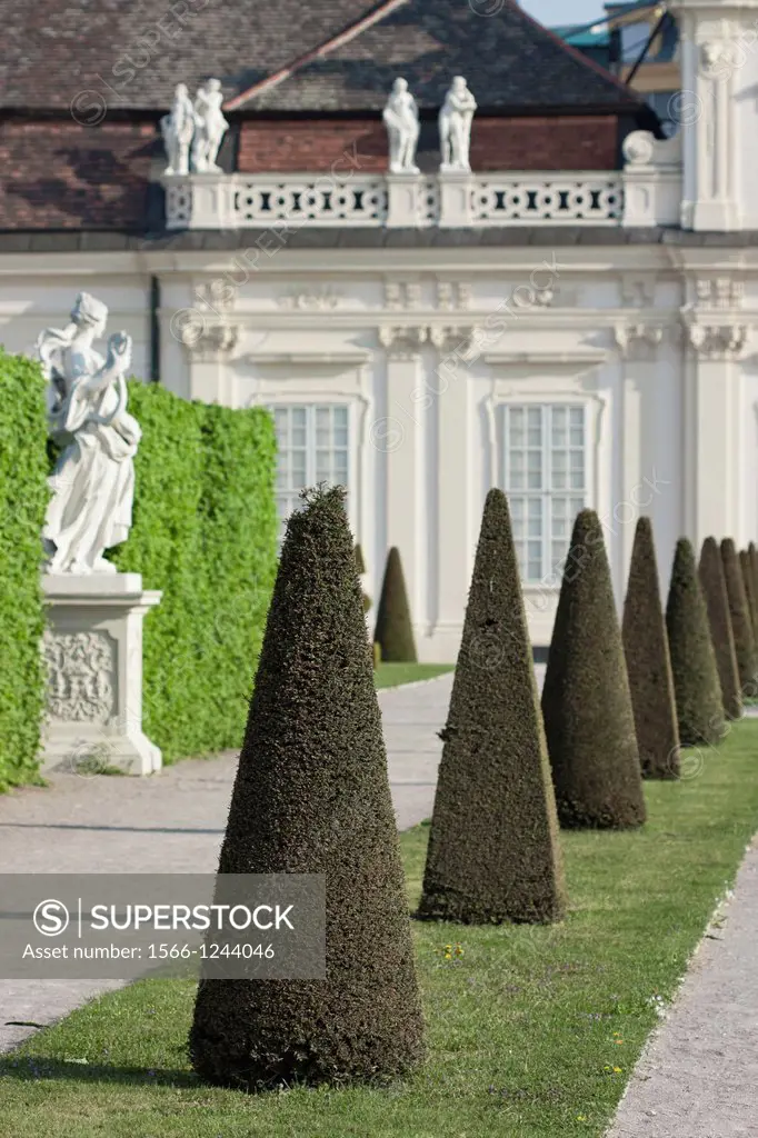 Topiary at belvedere, Vienna Austria