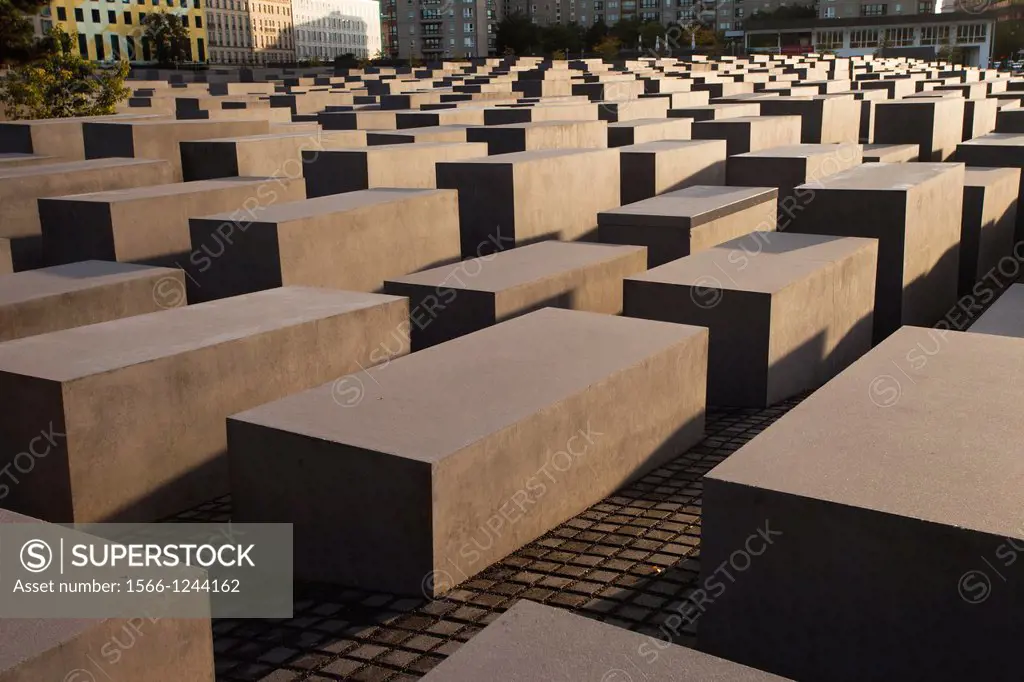 Holocaust Memorial, Memorial to the Murdered Jews of Europe, by Peter Eisenmann, Berlin, Germany, Europe.