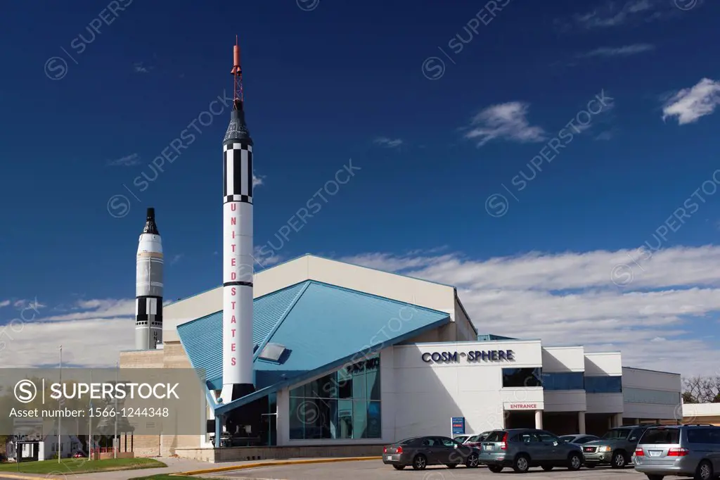 USA, Kansas, Hutchinson, Kansas Cosmosphere and Space Center, exterior