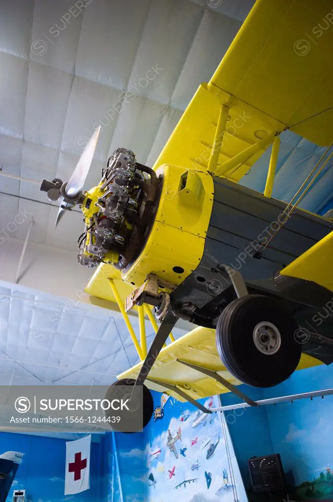 USA, North Dakota, Fargo, Fargo Air Museum, crop duster aircraft