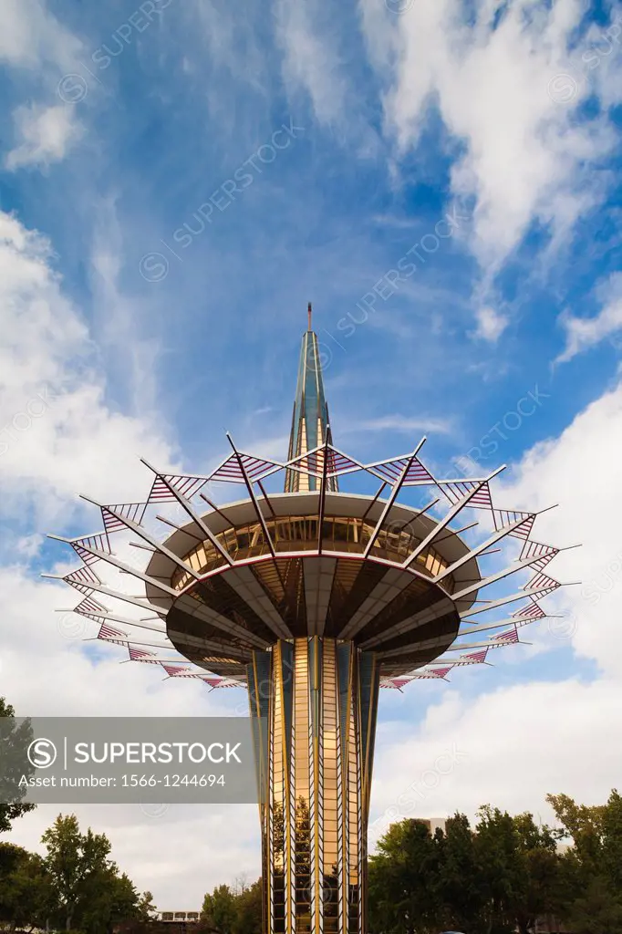 USA, Oklahoma, Tulsa, Oral Roberts University, Prayer Tower