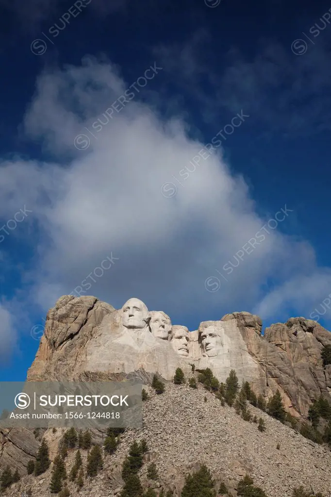 USA, South Dakota, Black Hills National Forest, Keystone, Mount Rushmore National Memorial