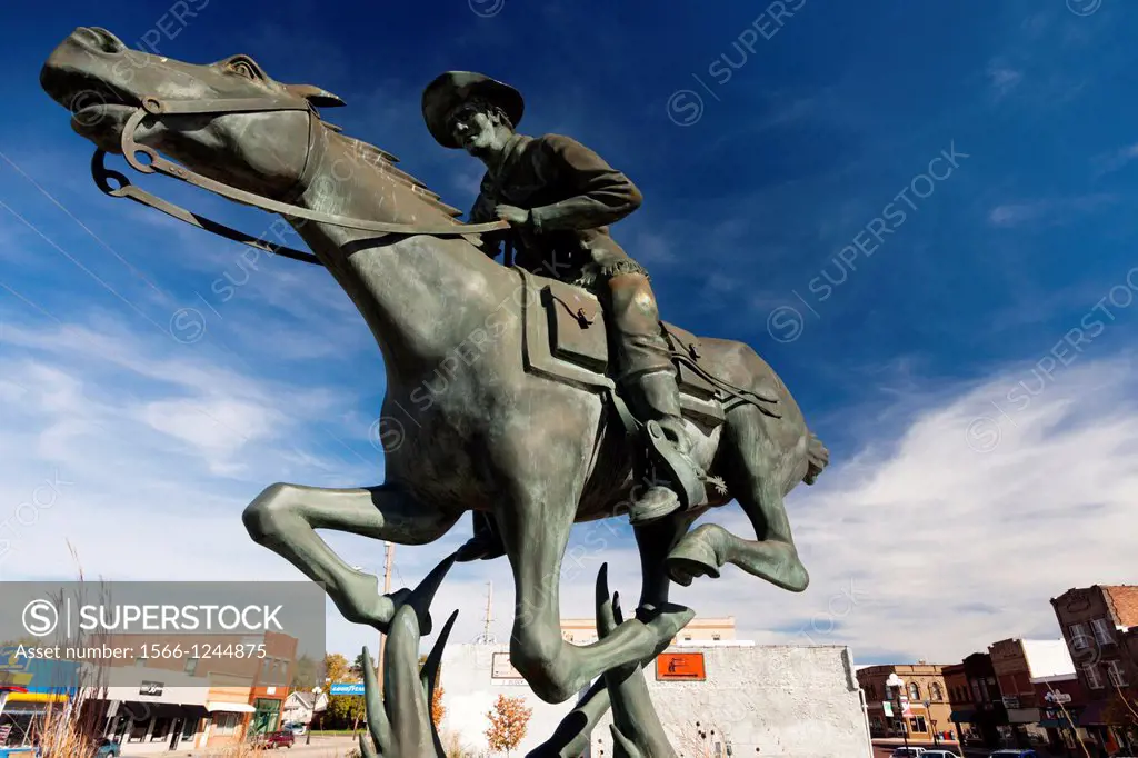 USA, Kansas, Marysville, Pony Express Monument
