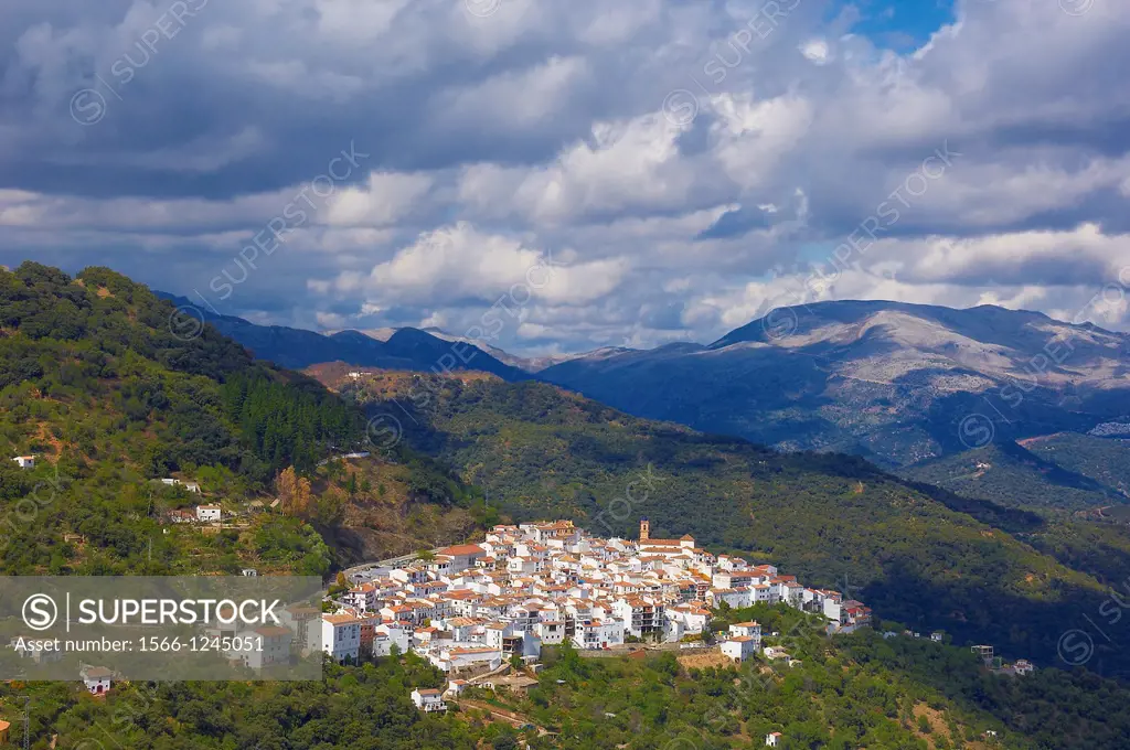 Algatocín  Genal river valley, Ronda mountains, White villages, Pueblos Blancos, Serranía de Ronda  Málaga province, Andalusia, Spain
