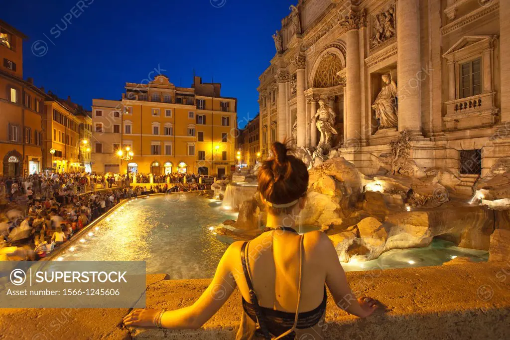 Trevi Fountain  Rome, Lacio  Italy