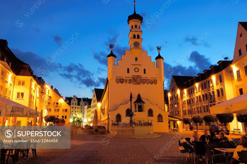 Kempten, Allgau, Town Hall, Rathaus, Allgaeu, Bavaria, Germany