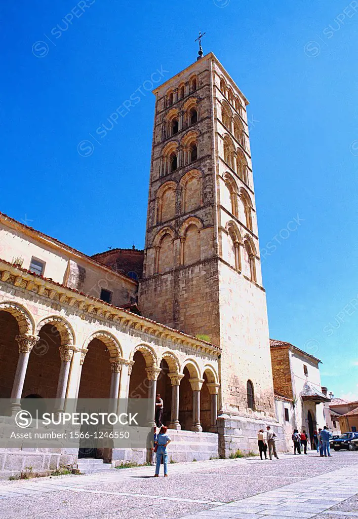 San Esteban church. Segovia, Castilla Leon, Spain.