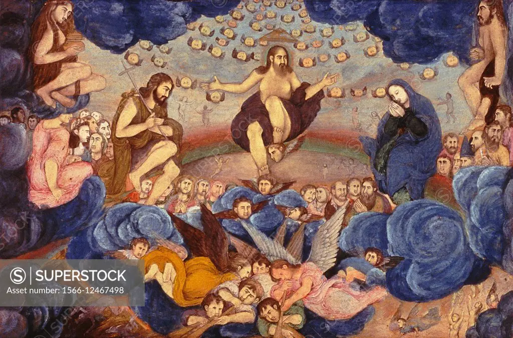 The Last Judgment. Dated: 1750 A.D. India.