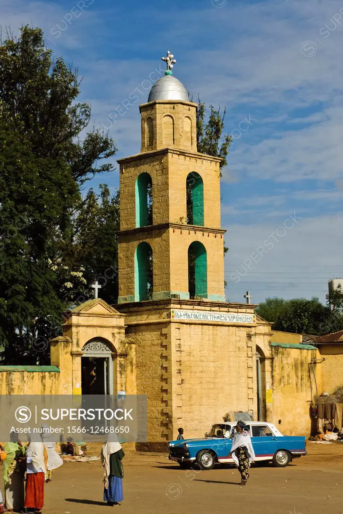The Church of Medhane Alem, Feres Megala, Jugol (Old Town), Harar, town listed as World Heritage by UNESCO, Ethiopia, Africa.