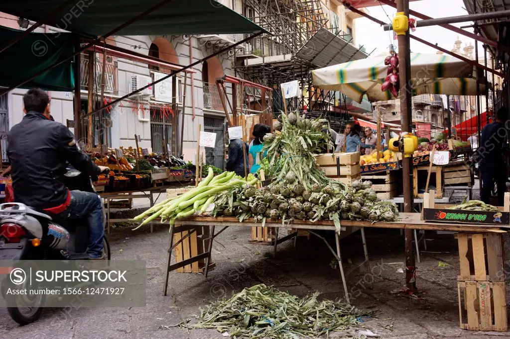 Palermo, Sicily. Capo market.