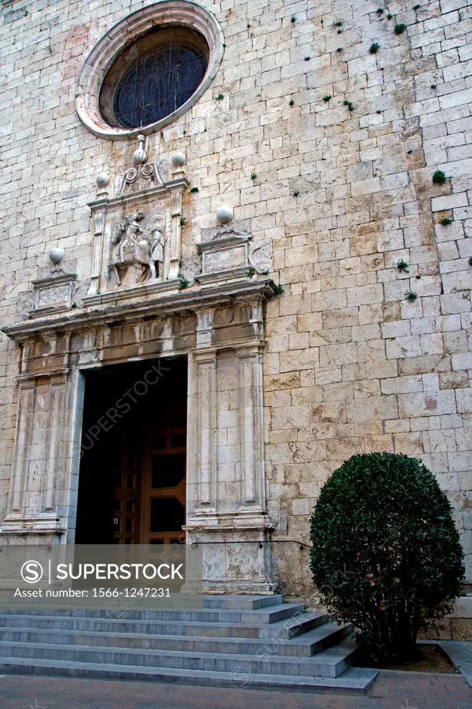Sant Marti´s church, s XVI, Palafrugell, Catalonia, Spain 