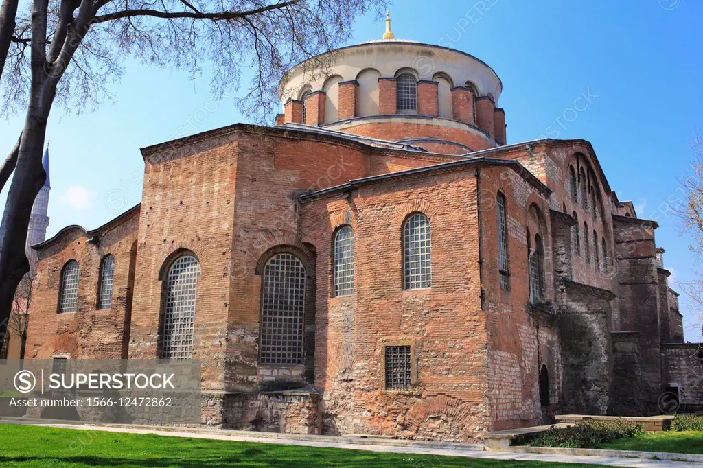 Hagia Irene (548) church, Istanbul, Turkey.