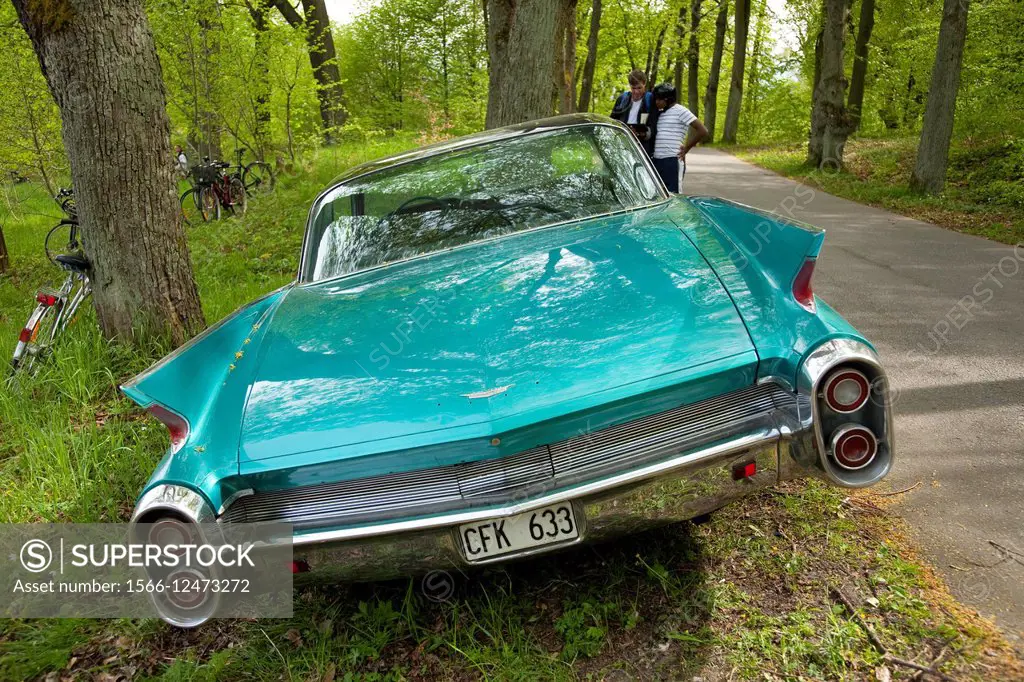 Classic car, Americans car Cadillac, Stockholm, Sweden