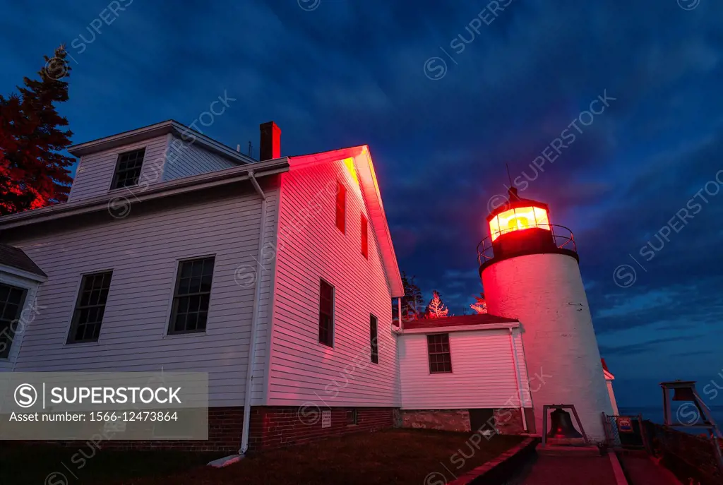 Bass Harbor Light, Bass Harbor, Acadia National Park, Maine, USA.