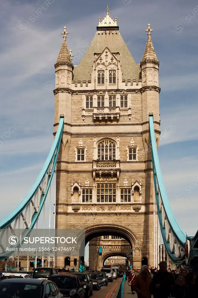 Tower bridge of London.