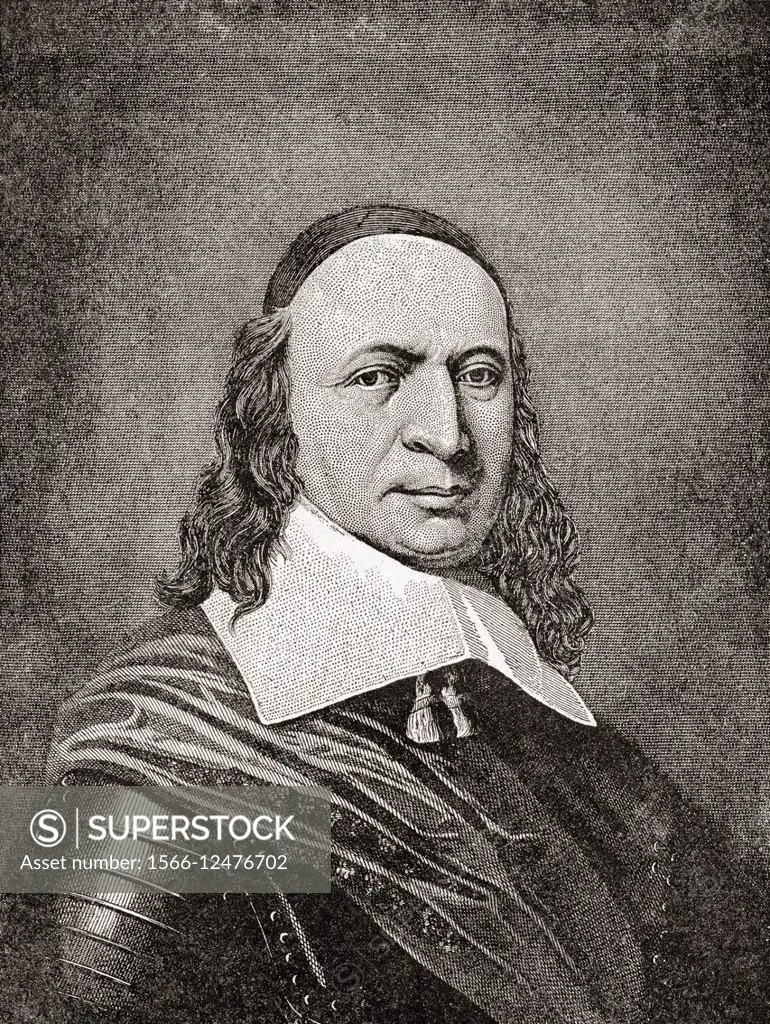 Peter Stuyvesant, c.1612-1672, aka Petrus. Last Dutch Director-General of the colony of New Netherland from 1647 until it was ceded provisionally to t...