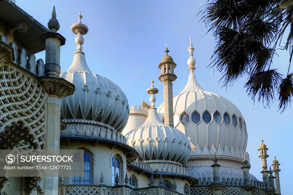 Royal Pavilion, Brighton, Sussex, England, United Kingdom.