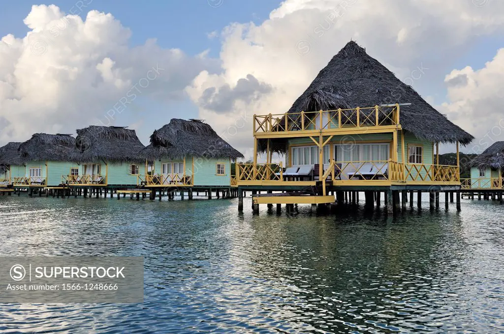 Punta Caracol Acqua Lodge hotel, Bocas town, Colon Island, Bocas del Toro Archipelago, Republic of Panama, Central America
