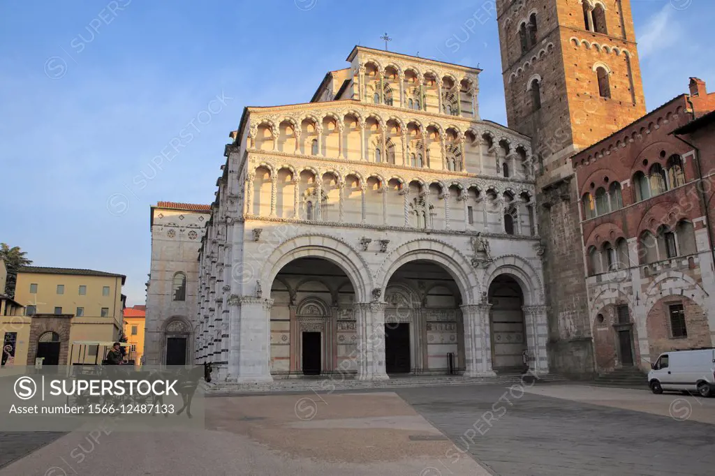 Lucca Cathedral, Lucca, Tuscany, Italy.