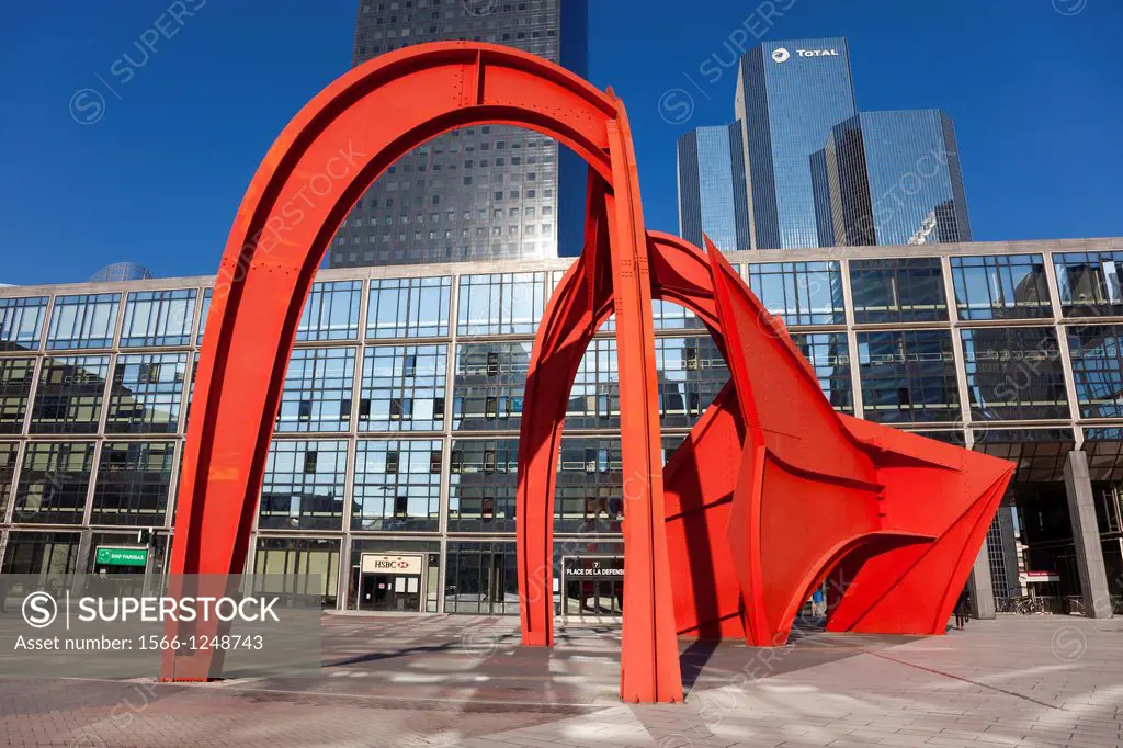 Calder structure, La Defense, Paris, Ile de France, France