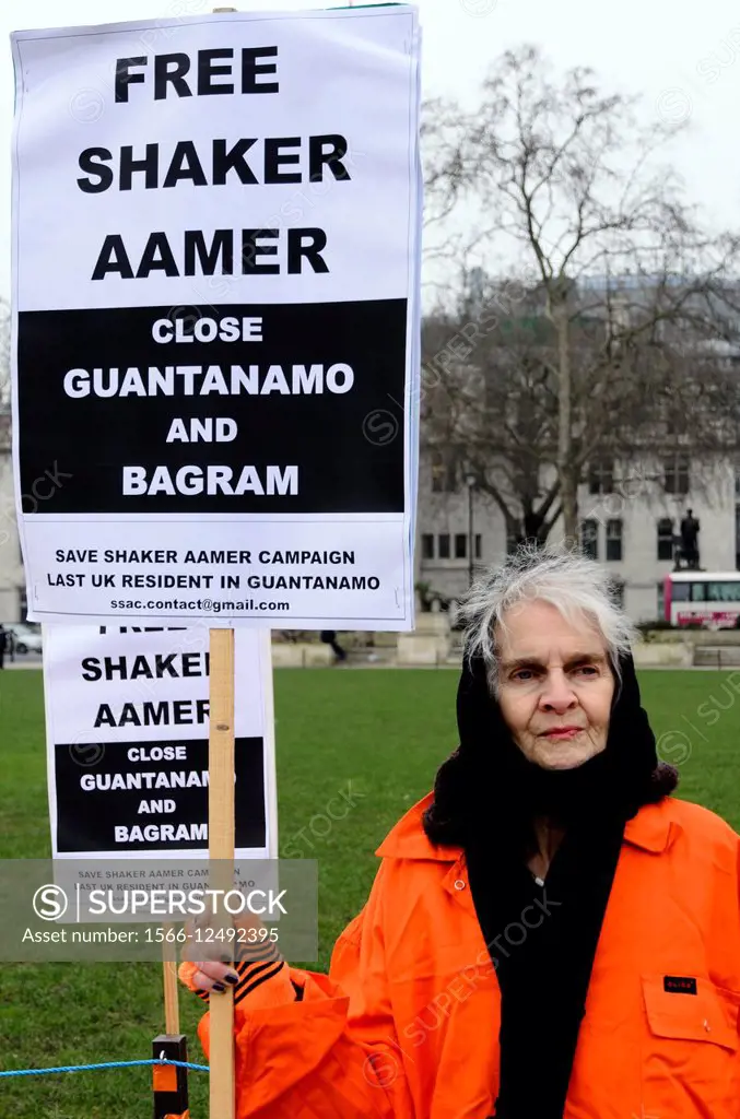 13/02/2013 Demonstration Stand Up for Shaker Aamer by the Shut Down Guantánamo Campaign in Parliament Square - Shaker Aamer will mark his 11th year of...