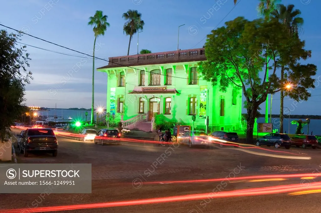 Coastal of Colon city, tourist office in the bank of Uruguay River, Entre Rios province, Argentina, South America