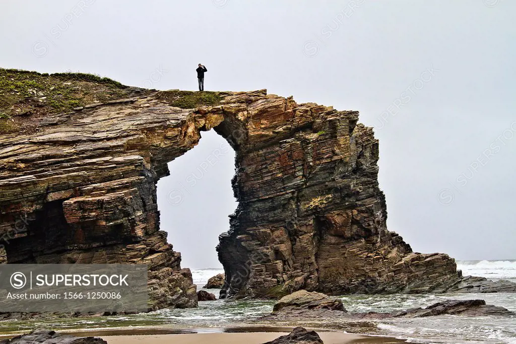 Beach of the Cathedrals, Ribadeo, Lugo, Galicia, Spain