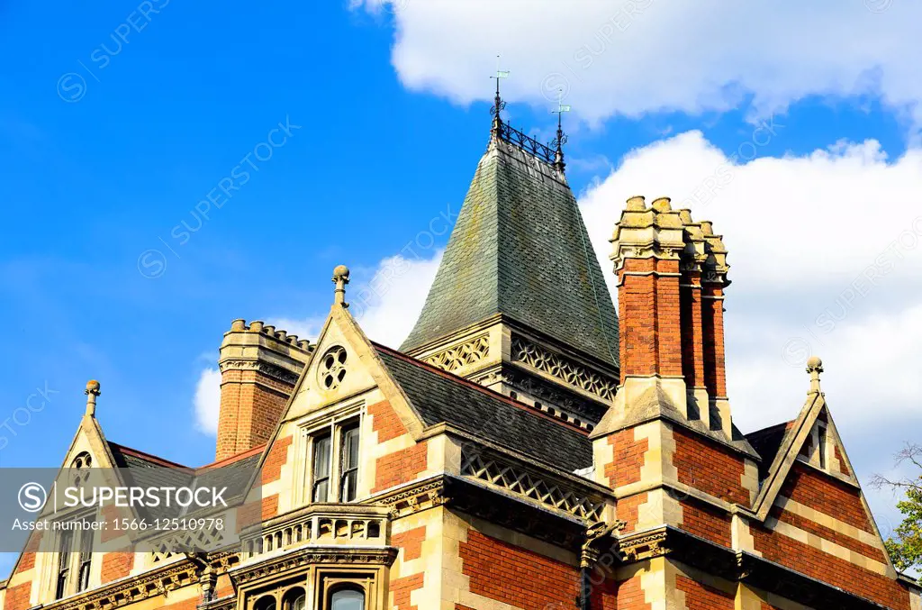 Detail of Pembroke College roof - Cambridge, England.