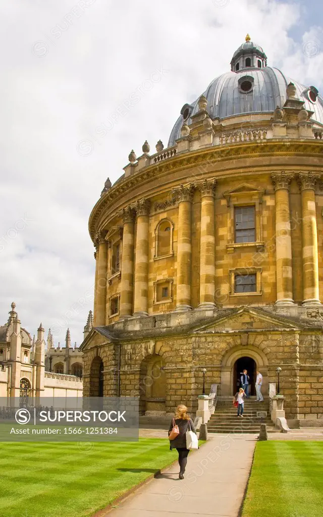 Bodleian Library, Radcliffe Camera, Oxford University, Oxfordshire, UK