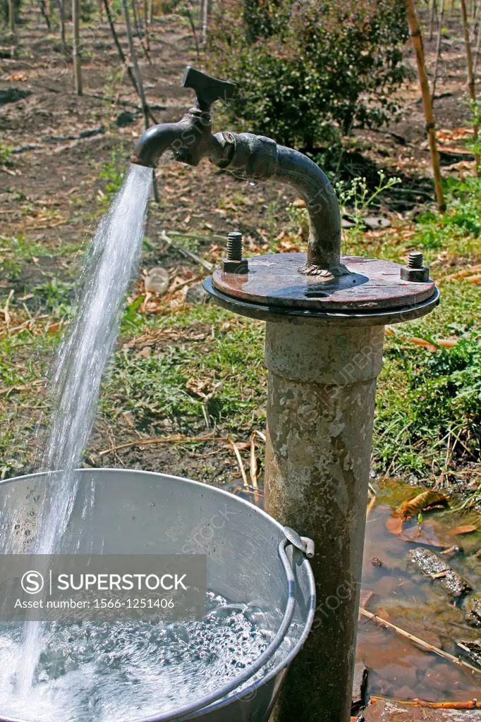 Community Water Tap, Limb Village, Satara, Maharashtra, India
