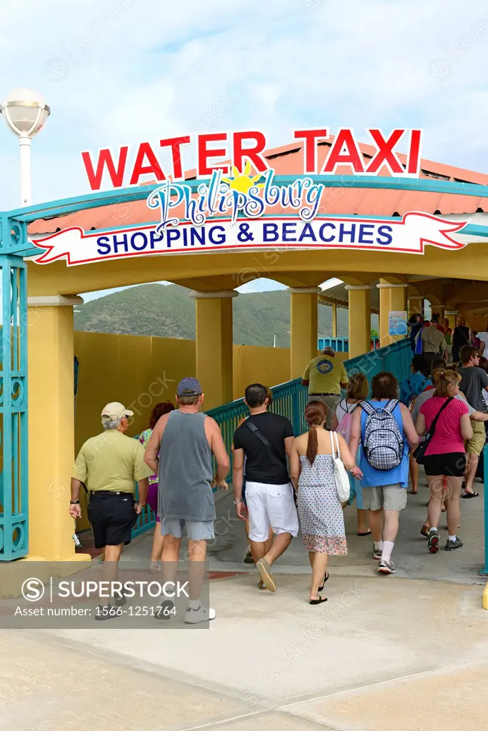 Water Taxis St  Martin Maarten Caribbean Island Netherland Antilles