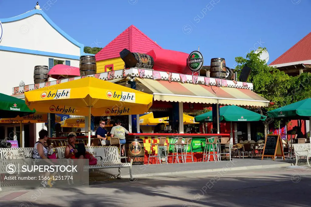 Bar Restaurant Philipsburg St  Martin Maarten Caribbean Island Netherland Antilles
