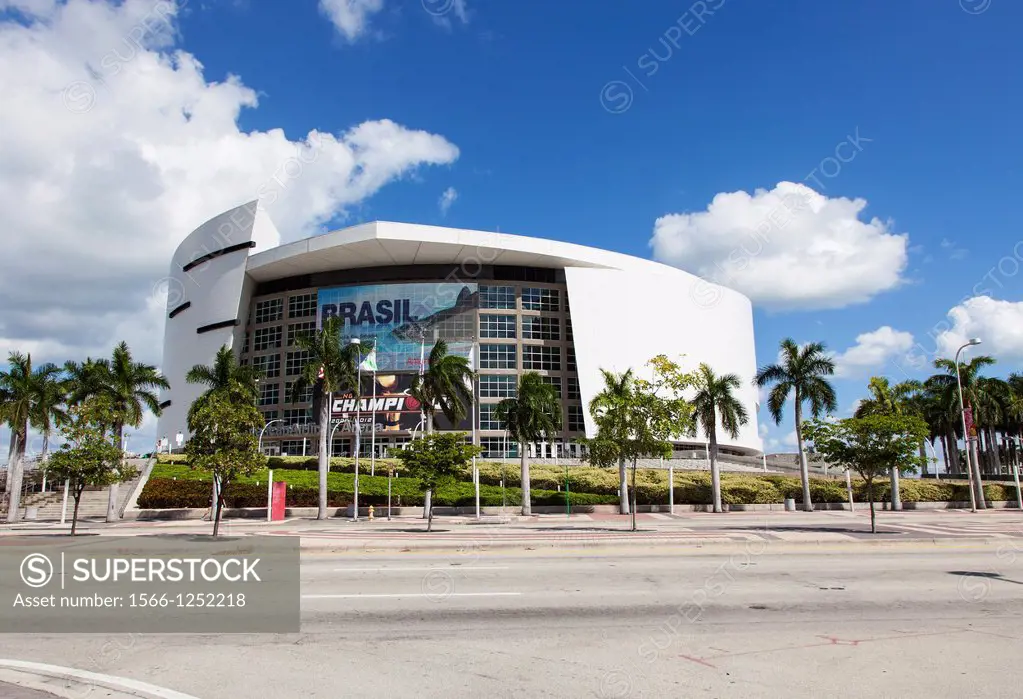 The American Airlines Arena, Miami, USA