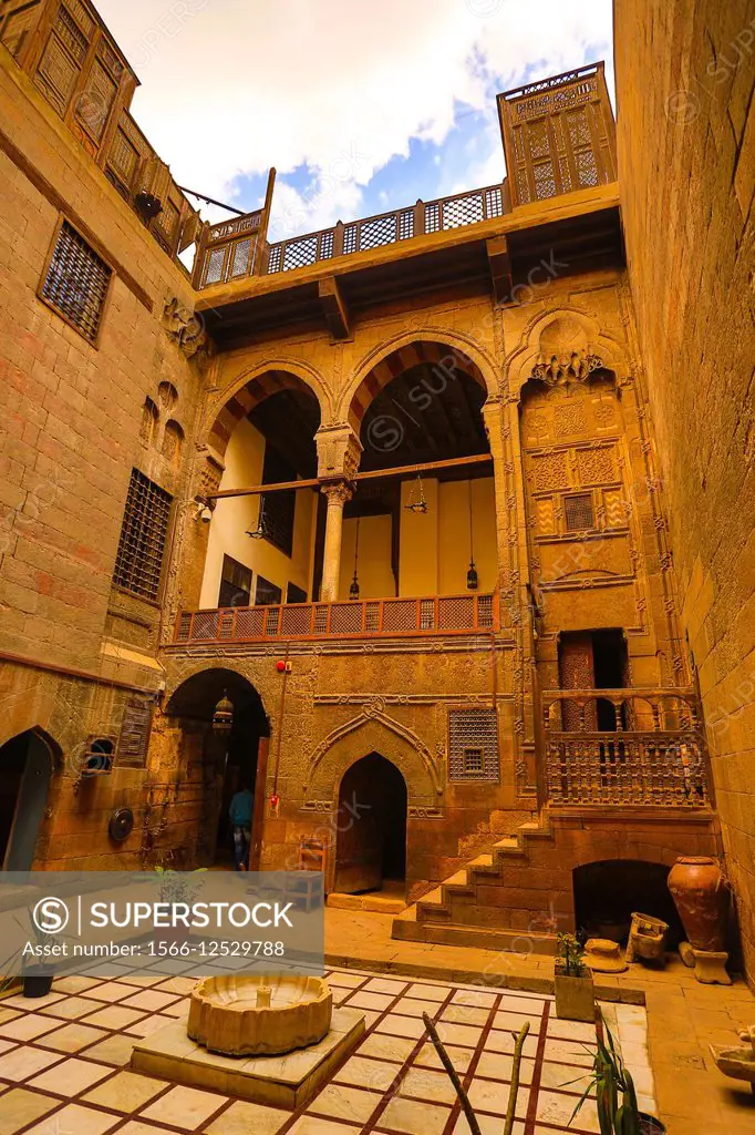 Bait Zinab khaton, an old Arabic house, City of Cairo, Egypt.