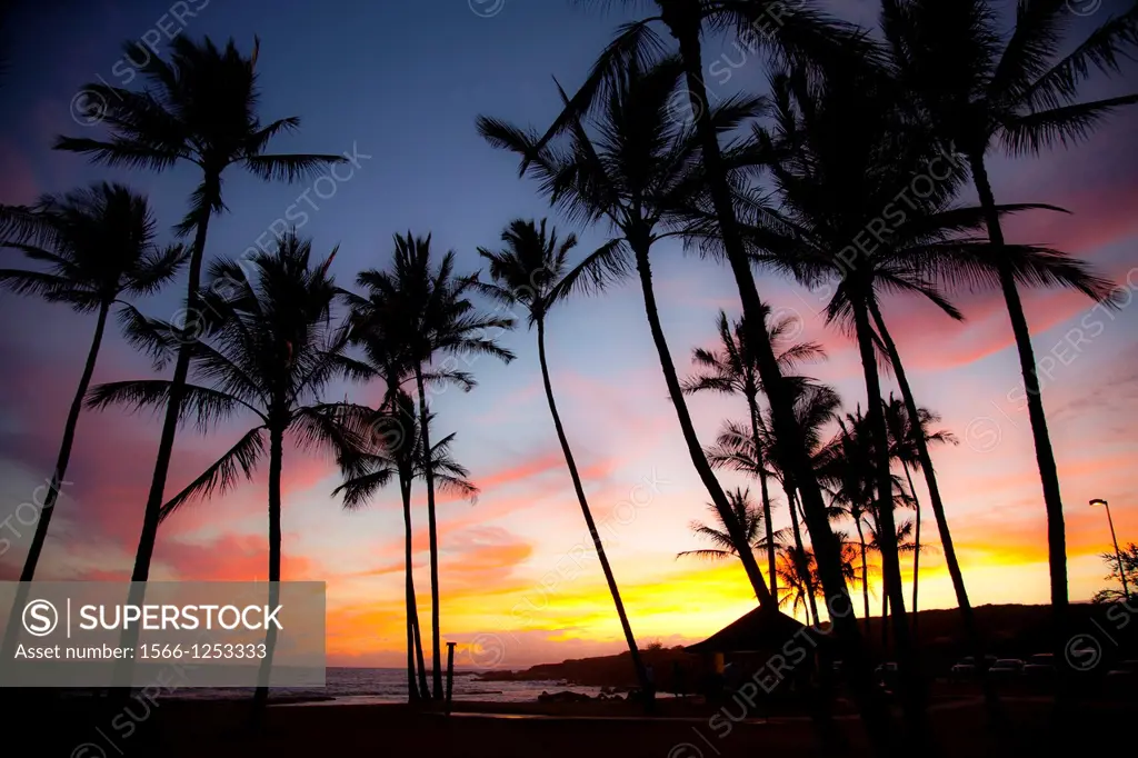 Sunset, Salt Pond Beach Park, Hanapepe, Kauai, Hawaii