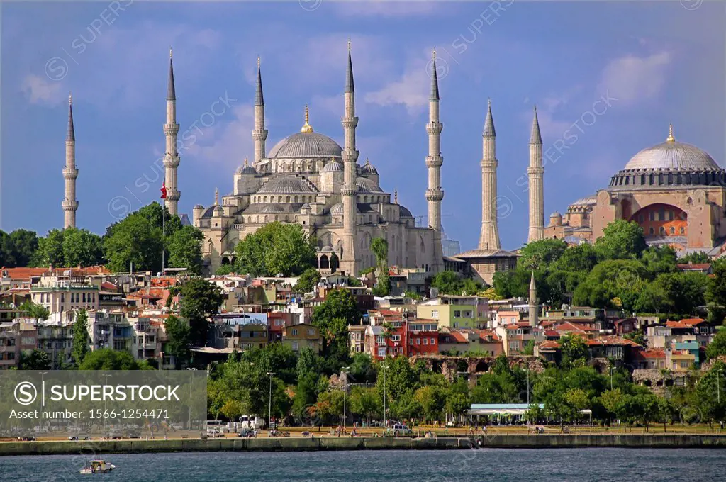 Istanbul from the Sea of Marmara, Turkey