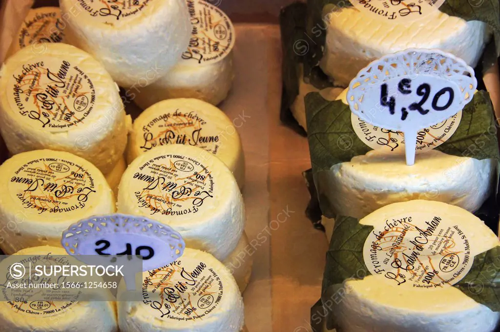 France-Food: ´Fromage de Chèvres´.