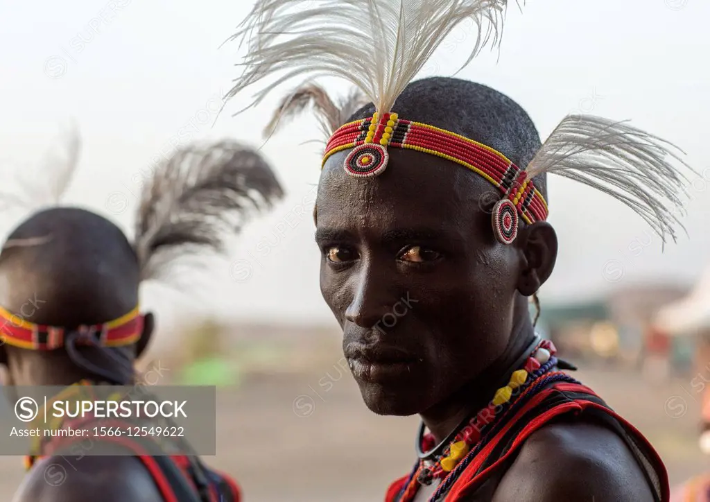 Portrait Of A Turkana Tribesman, Turkana Lake, Loiyangalani, Kenya.